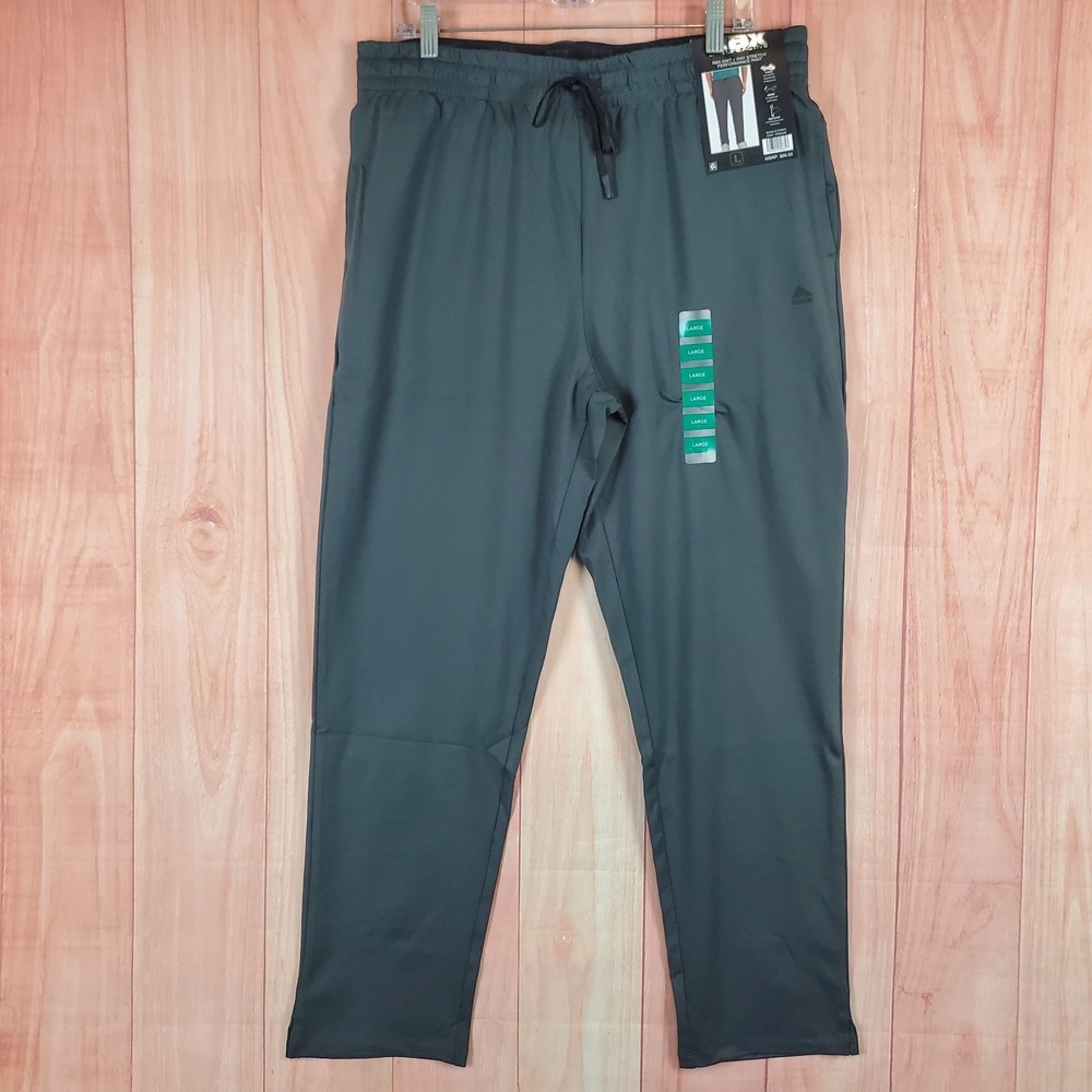 RBX Performance Pants Mens Large Charcoal Gray Activewear
